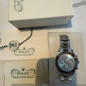 Rolex Cosmograph Daytona Platinum Dial Chronograph – Certified Pre-Owned