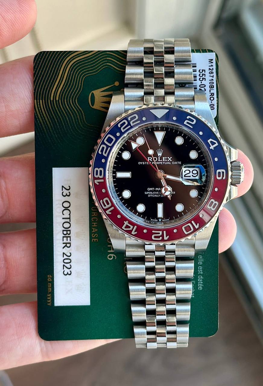 Rolex GMT-Master II 126710BLRO “Pepsi” – Stainless Steel Jubilee Bracelet - Image 7