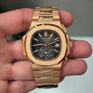 Patek Philippe Nautilus Chronograph Moonphase – Rose Gold 5980/1R