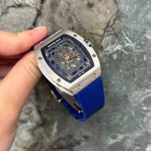 Richard Mille RM030 – Skeleton Dial, Blue Strap, Automatic Declutching Rotor