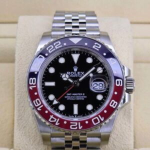 Rolex GMT-Master II “Pepsi” – Red & Blue Ceramic Bezel, Jubilee Bracelet