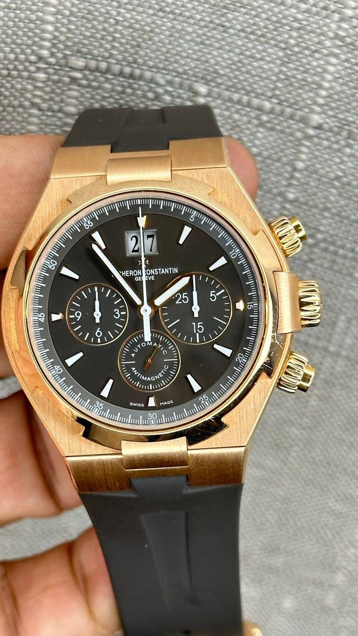 Vacheron Constantin Overseas Chronograph 18K Rose Gold - Image 4