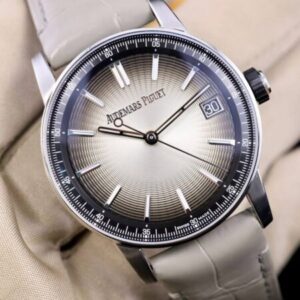 Audemars Piguet Jules Audemars Automatic – Gradient Silver Dial, Leather Strap