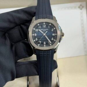 Patek Philippe Aquanaut 5167A – Blue Dial with Tropical Strap