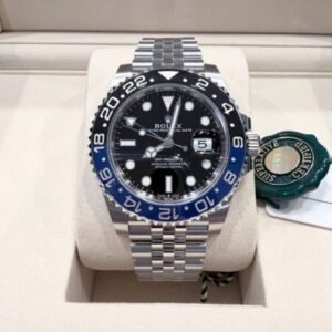 Rolex GMT-Master II “Batman” – Black & Blue Ceramic Bezel, Jubilee Bracelet