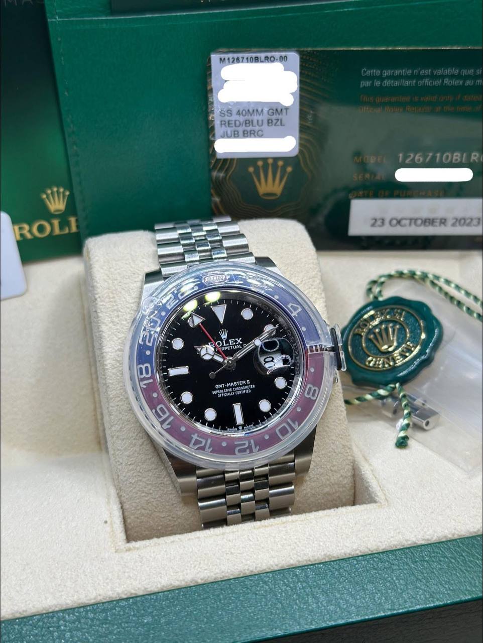 Rolex GMT-Master II 126710BLRO “Pepsi” – Stainless Steel Jubilee Bracelet - Image 2
