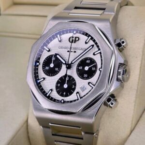 Girard-Perregaux Laureato Chronograph – Silver Dial, Stainless Steel Bracelet